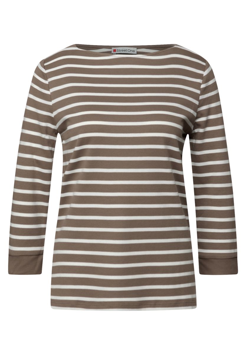 Gestreiftes Basic Shirt