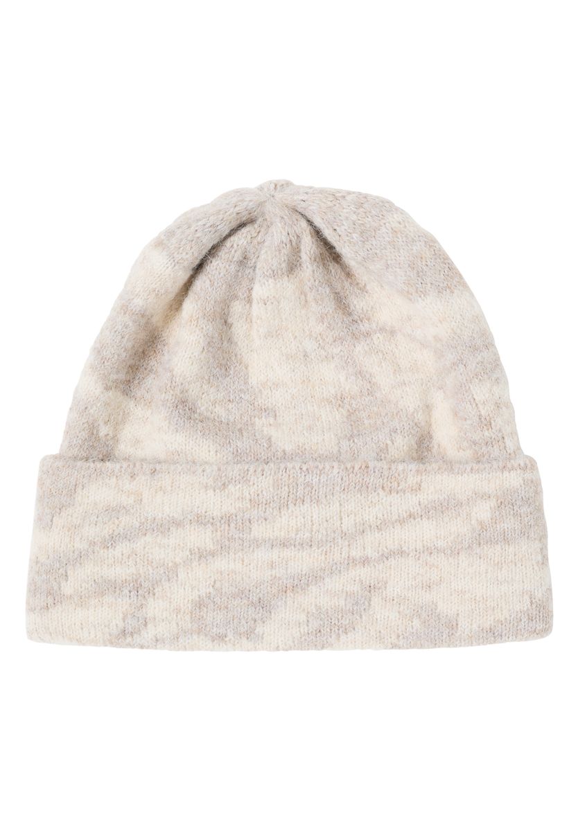 Beanie mit Zebramuster