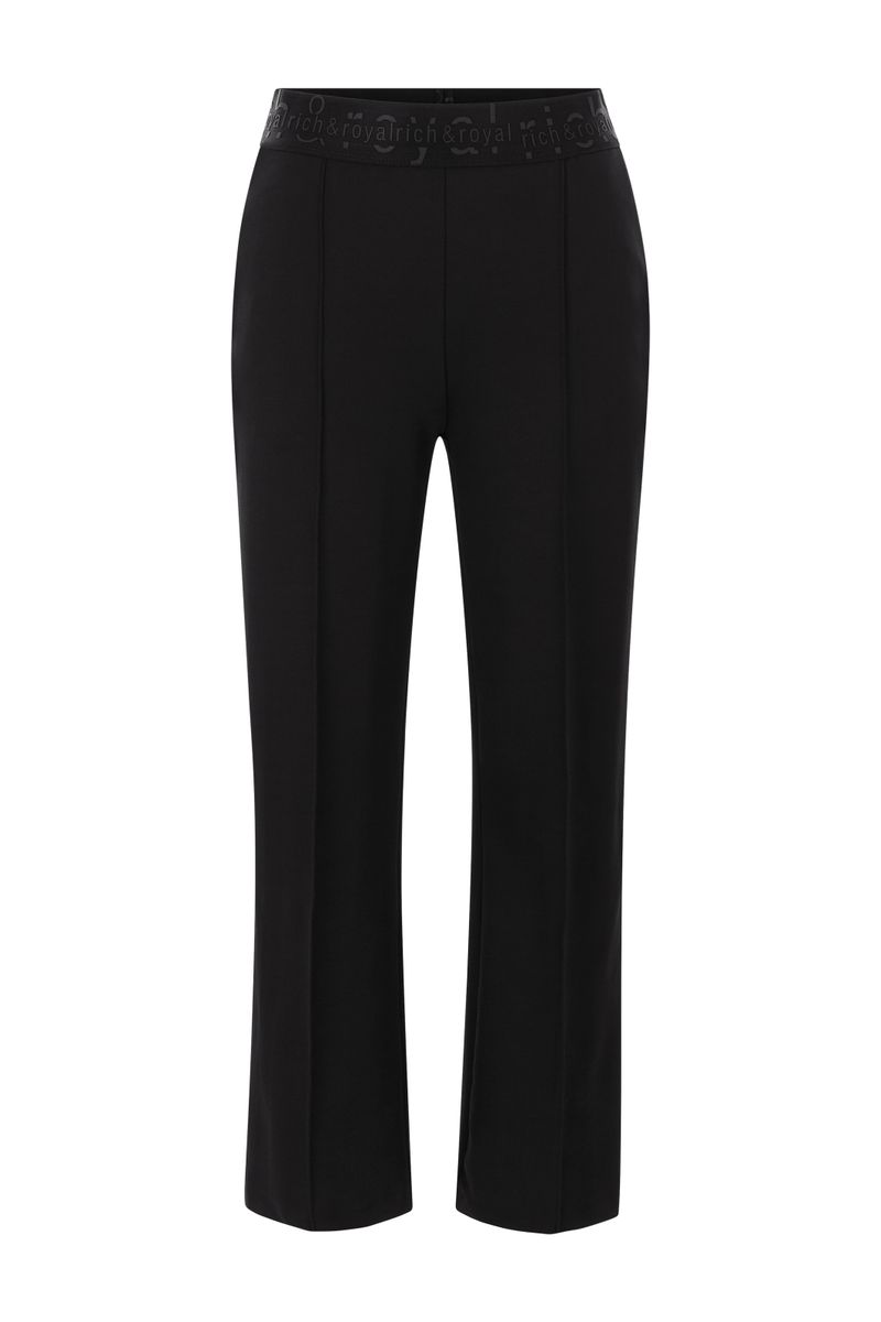 Wide Pants With Elastic Tape