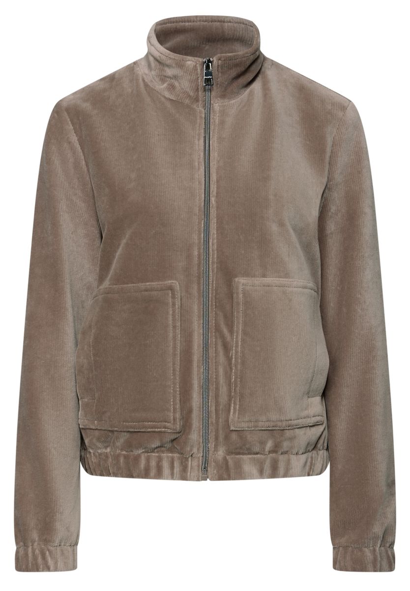 Cordjacke mit Zipper