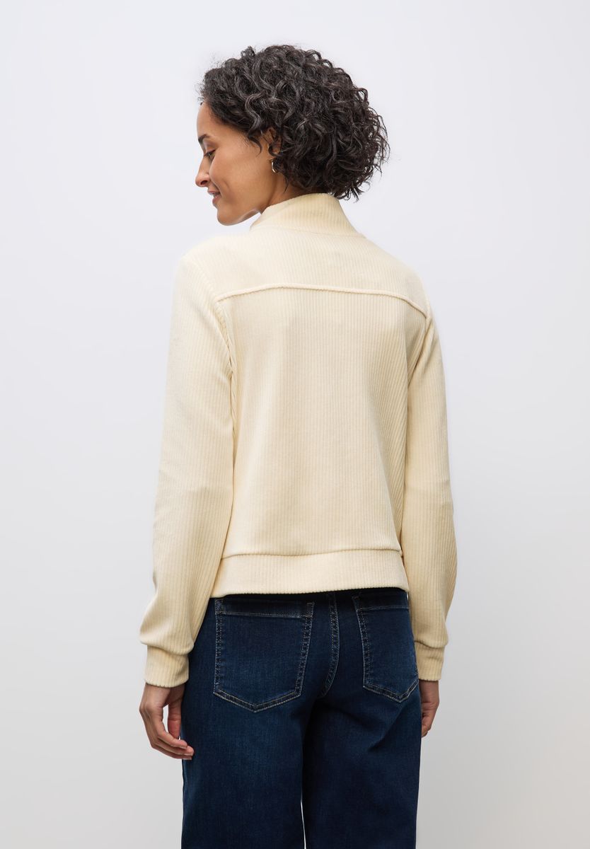 Cordjacke mit Zipper