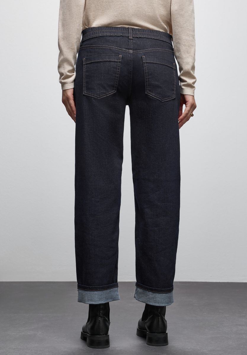 Rinsed Straight Leg Jeans