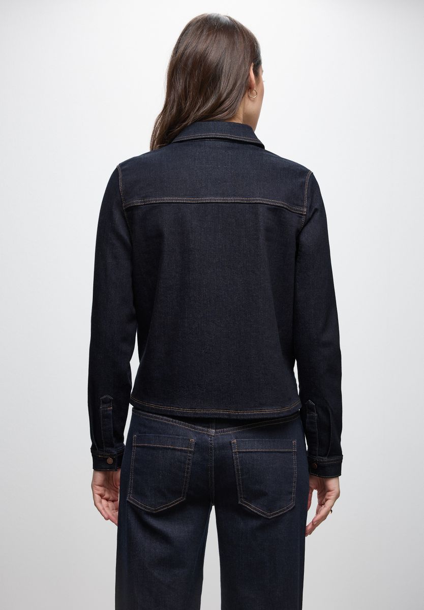Rinsed Jeansbluse