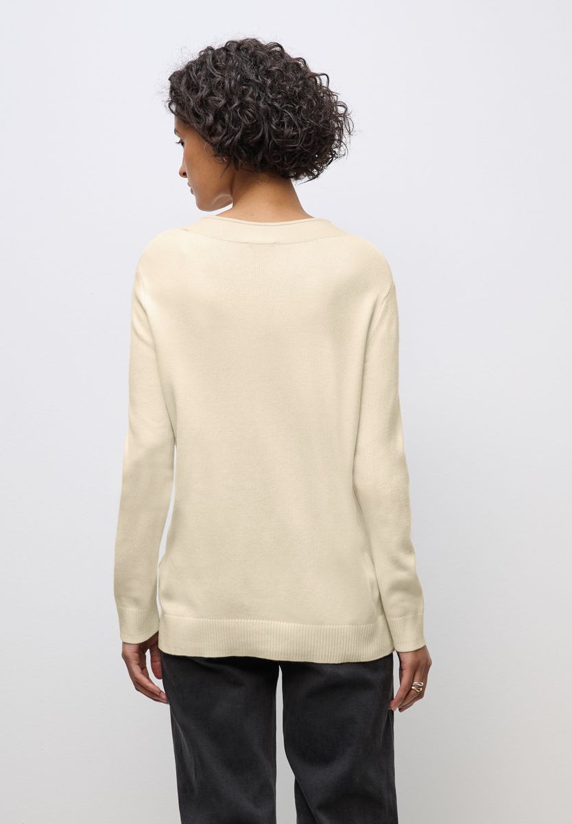 Pullover mit Rollkante