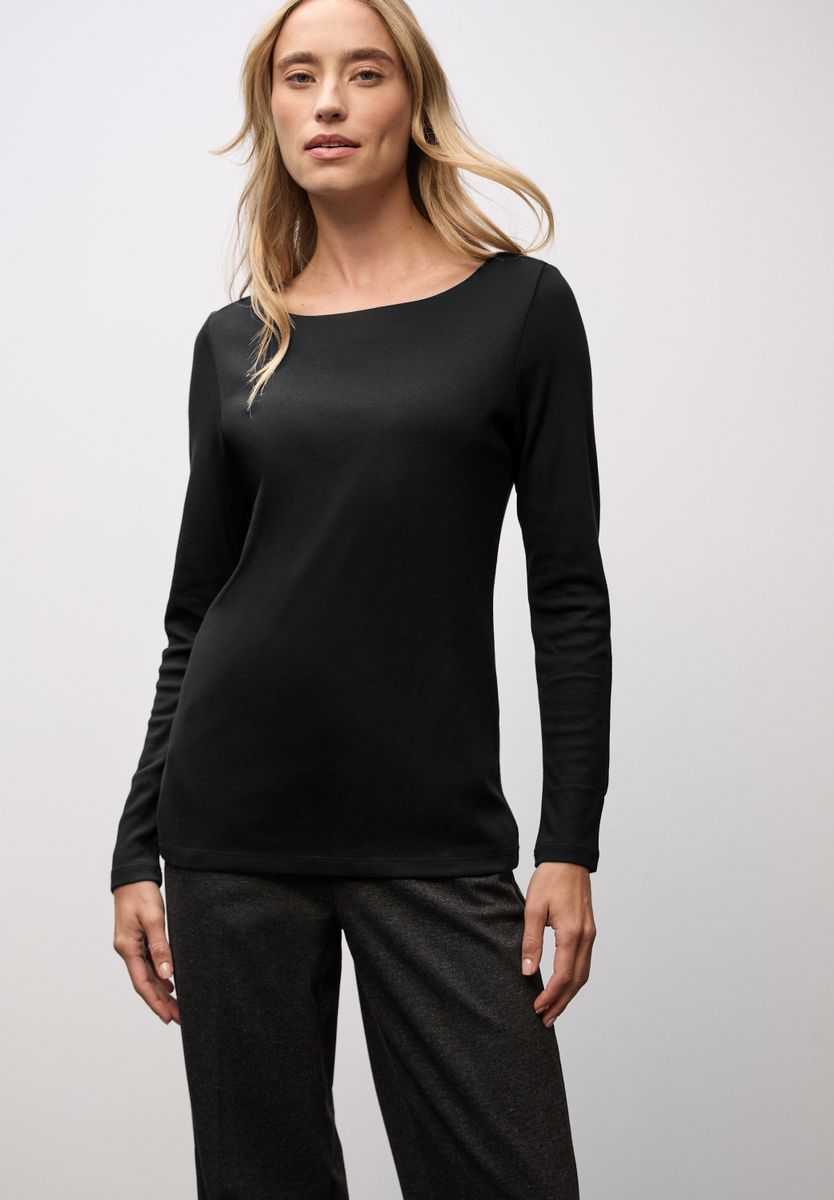 Basic Langarmshirt