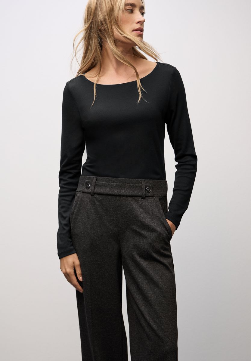 Basic Langarmshirt