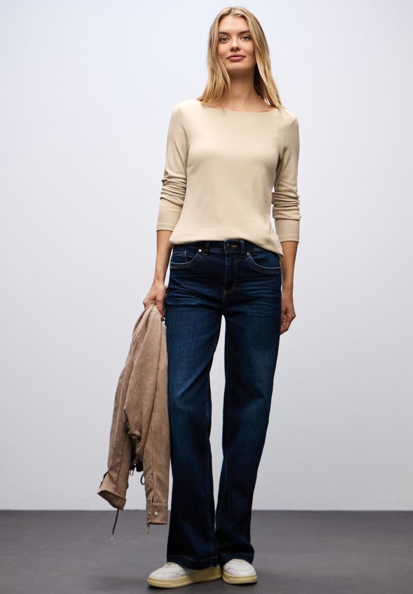 Basic Langarmshirt