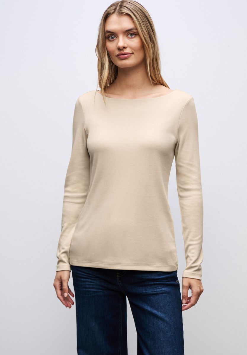 Basic Langarmshirt