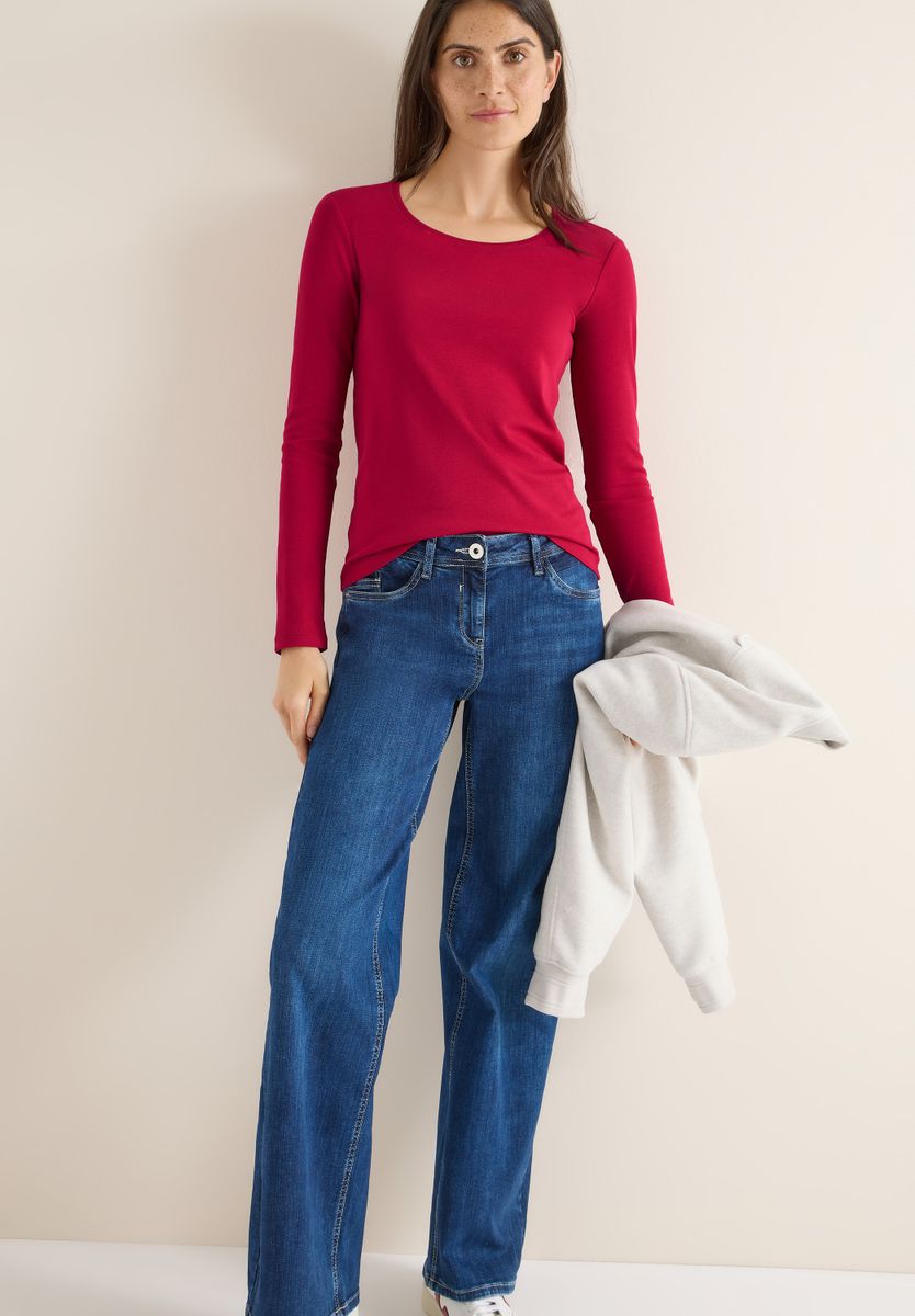 Basic Langarmshirt
