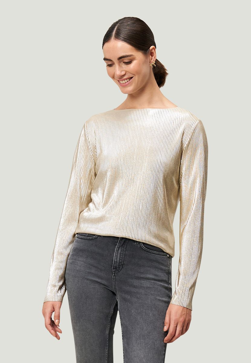 Plissee-Shirt