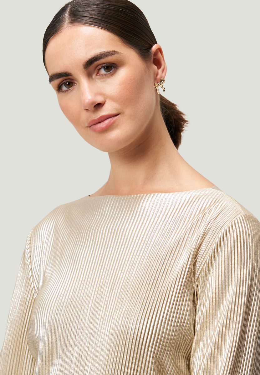 Plissee-Shirt