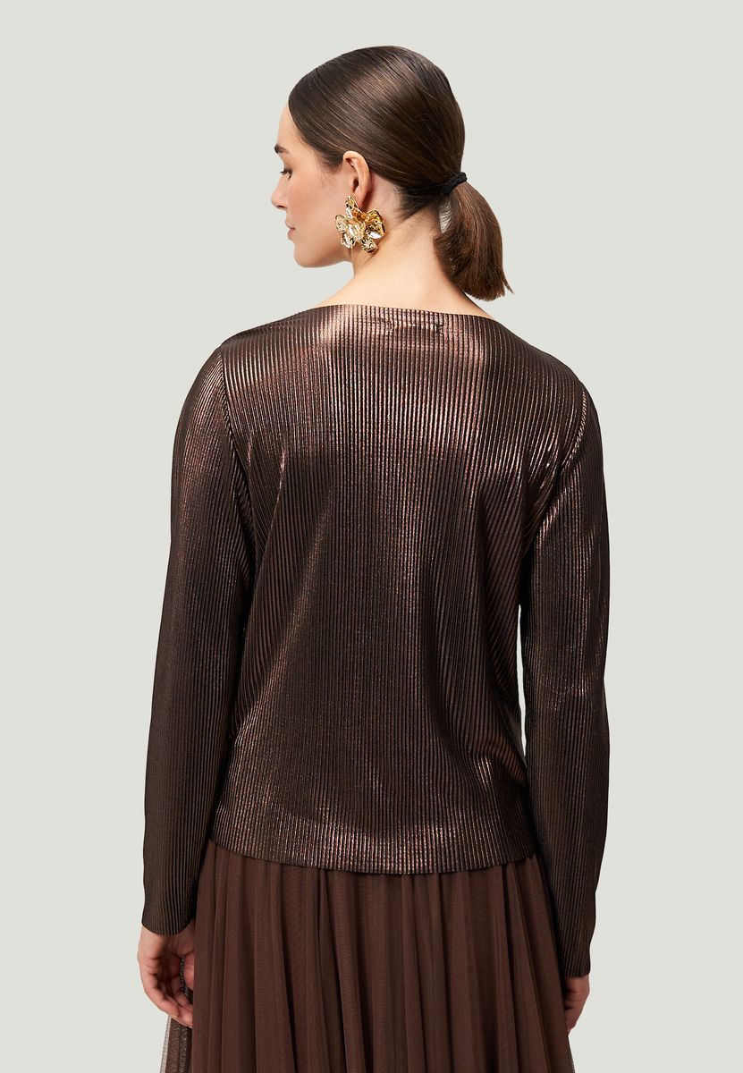 Plissee-Shirt