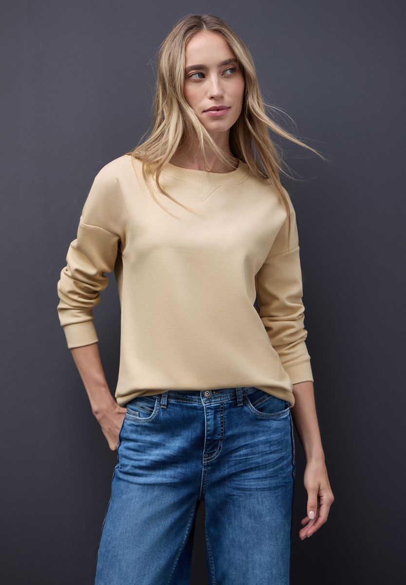 Shirt mit Ripp-Detail