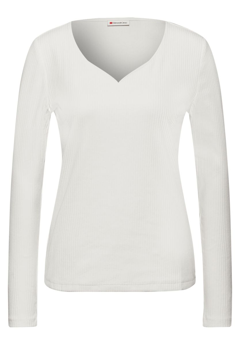 Shirt mit Herzausschnitt