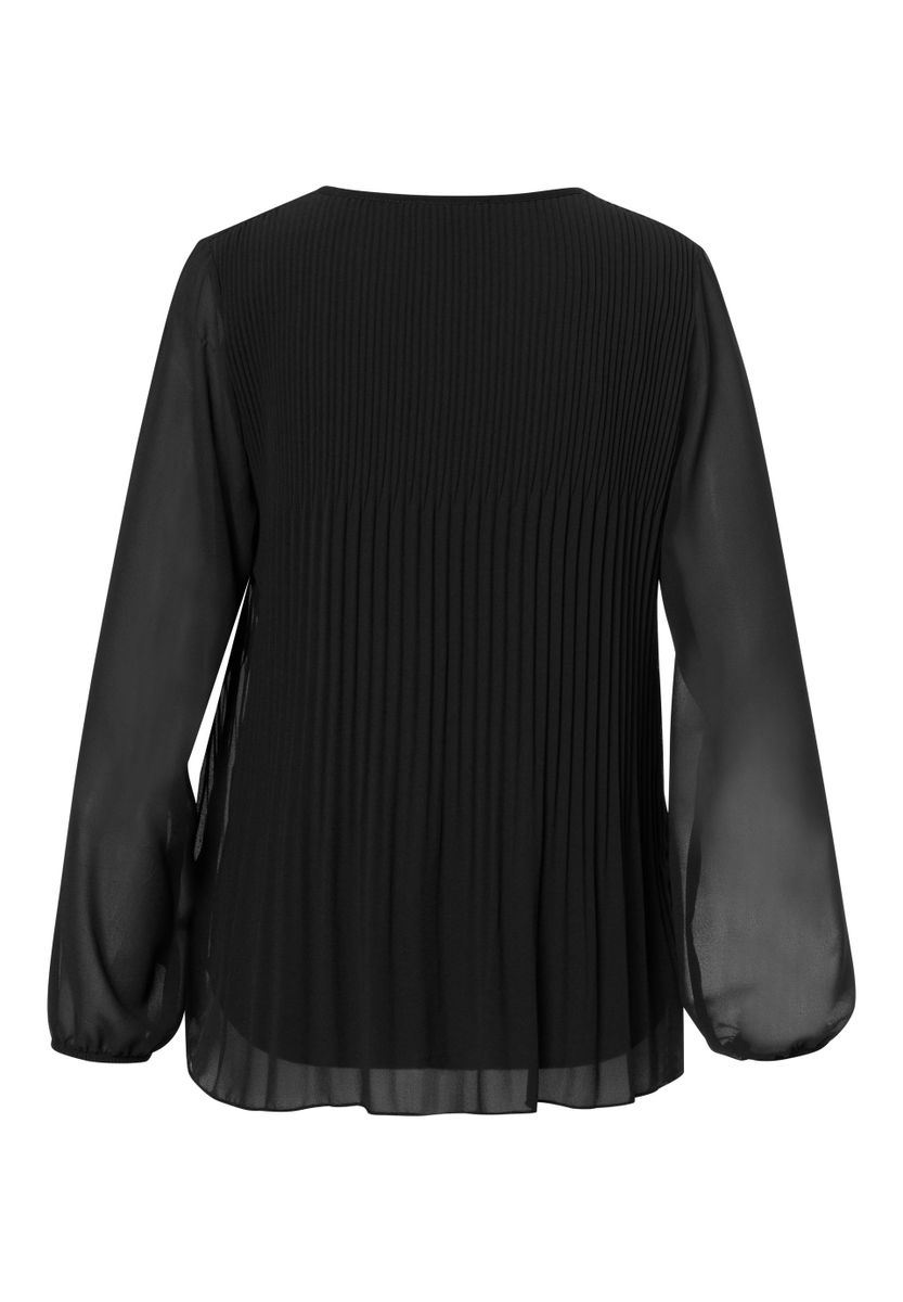 Bluse ELEMENTS mit Plissee-Struktur