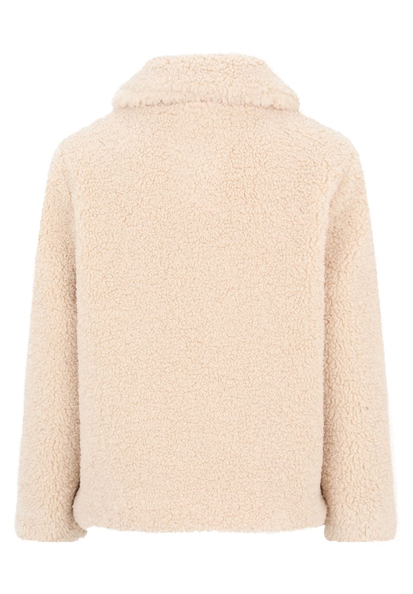 Plüschjacke
