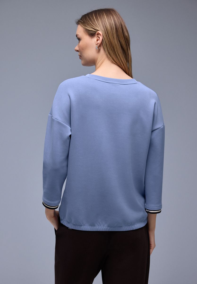 Silk-Look Shirt mit Details