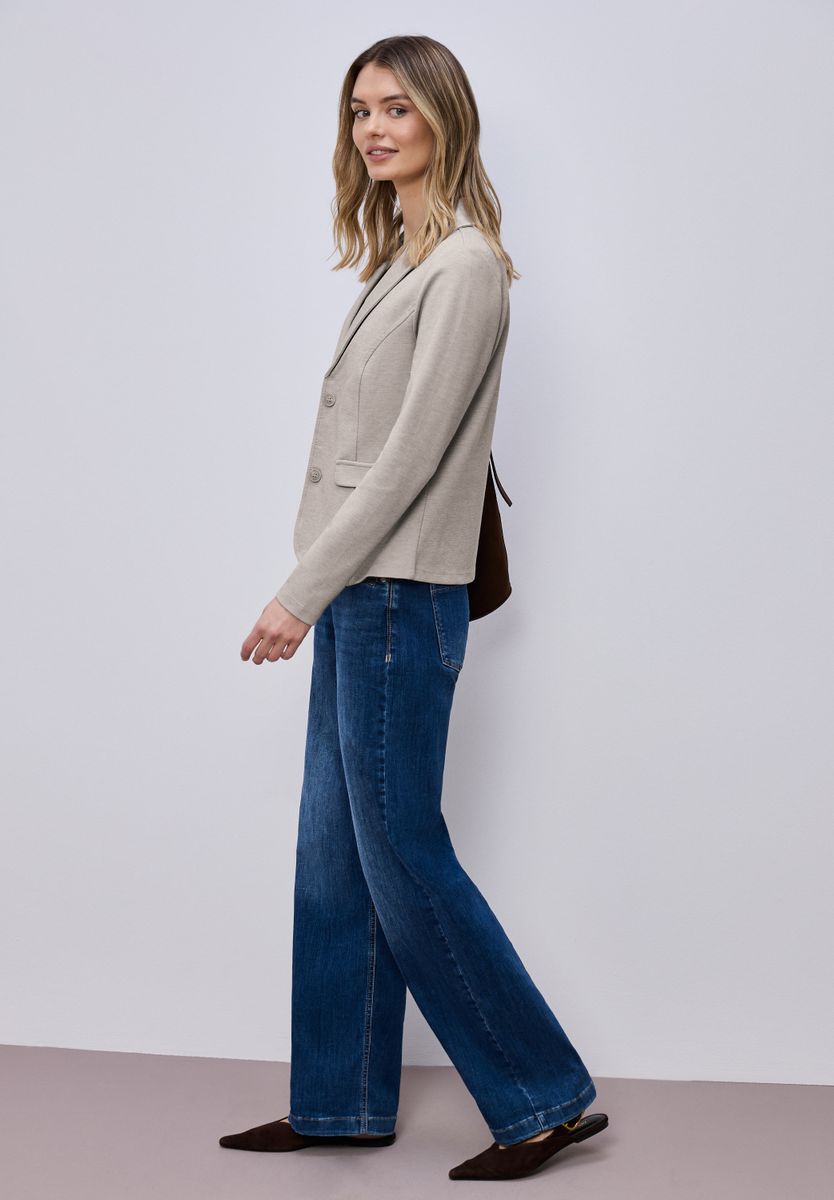 Basic Piqué Blazer