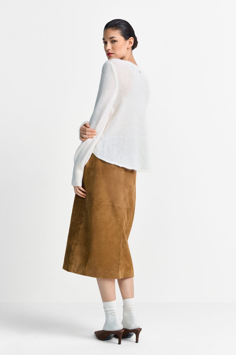 Crew-Neck Pullover Oversized