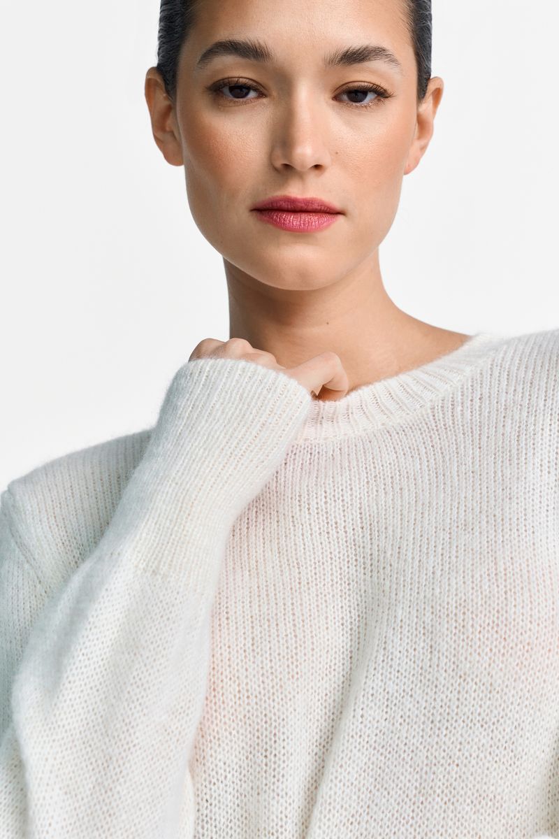 Crew-Neck Pullover Oversized