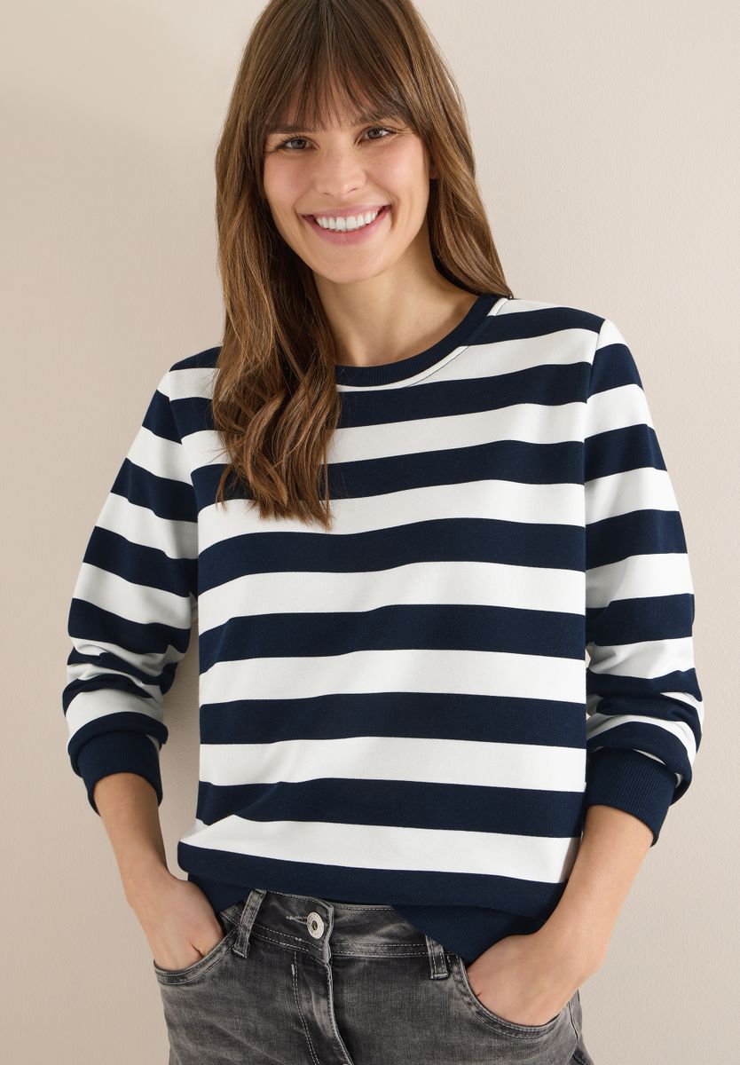 Gestreiftes Sweatshirt