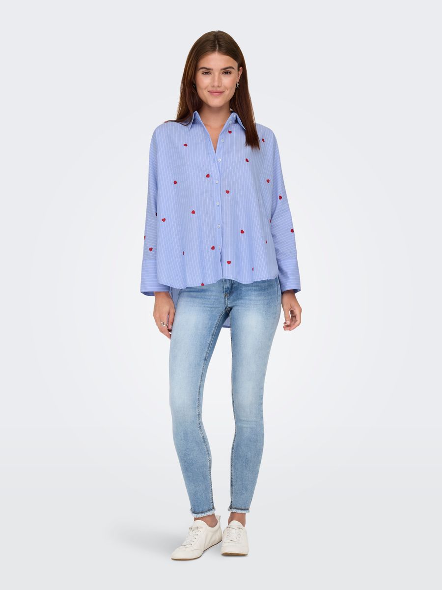 ONLNEW LINA GRACE STR EMB SHIRT WVN NOOS