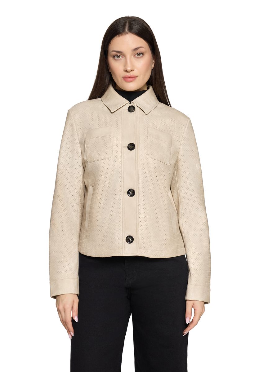 Kunstleder-Jacke