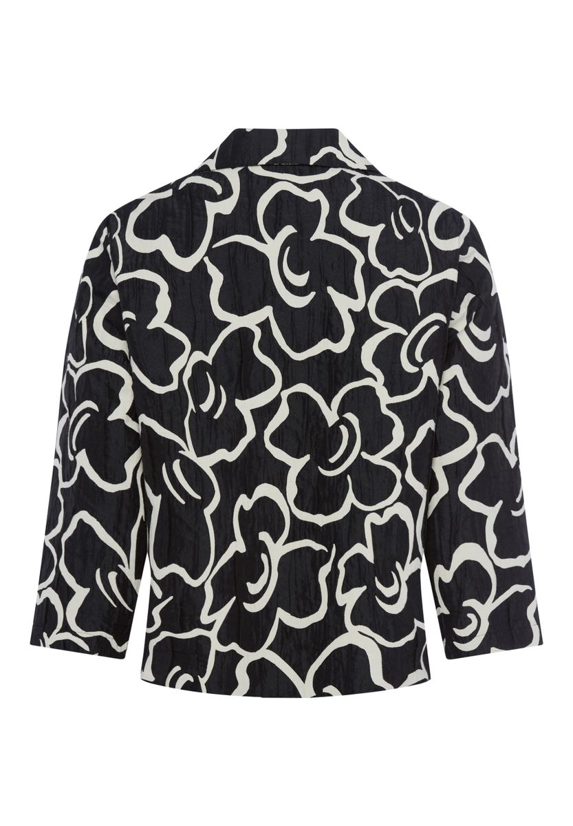Kurzblazer NOS mit großem Blumenprint