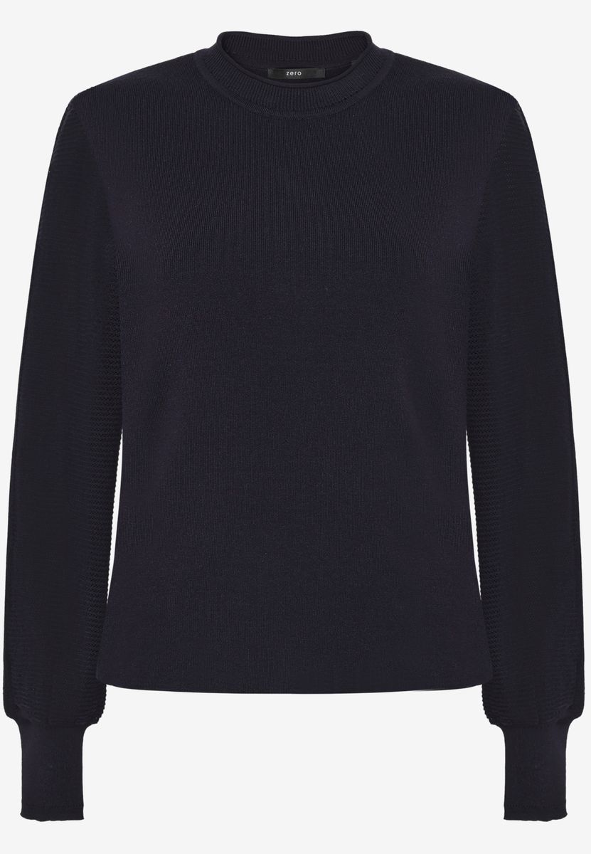 Pullover mit hohem Kragen