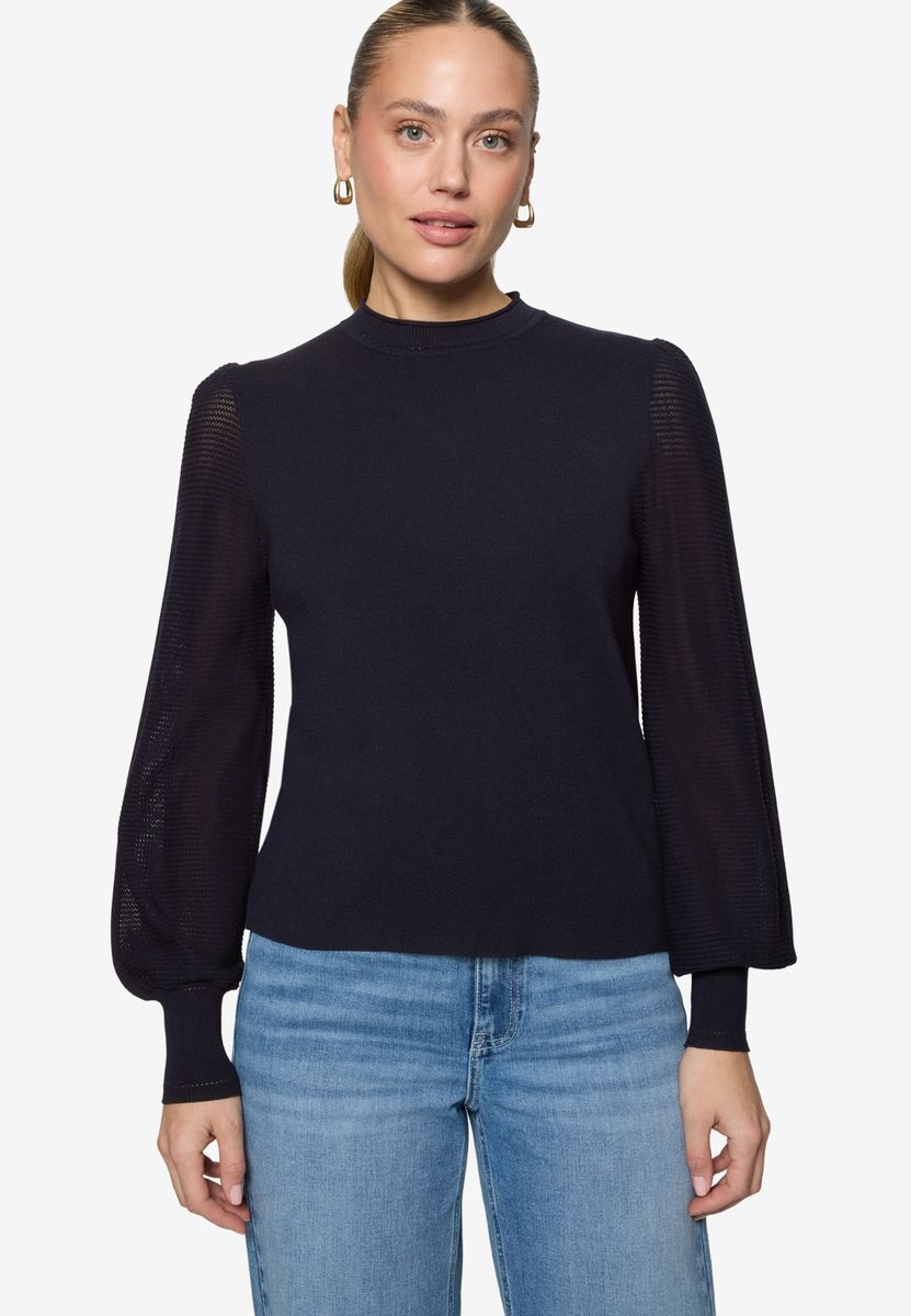 Pullover mit hohem Kragen
