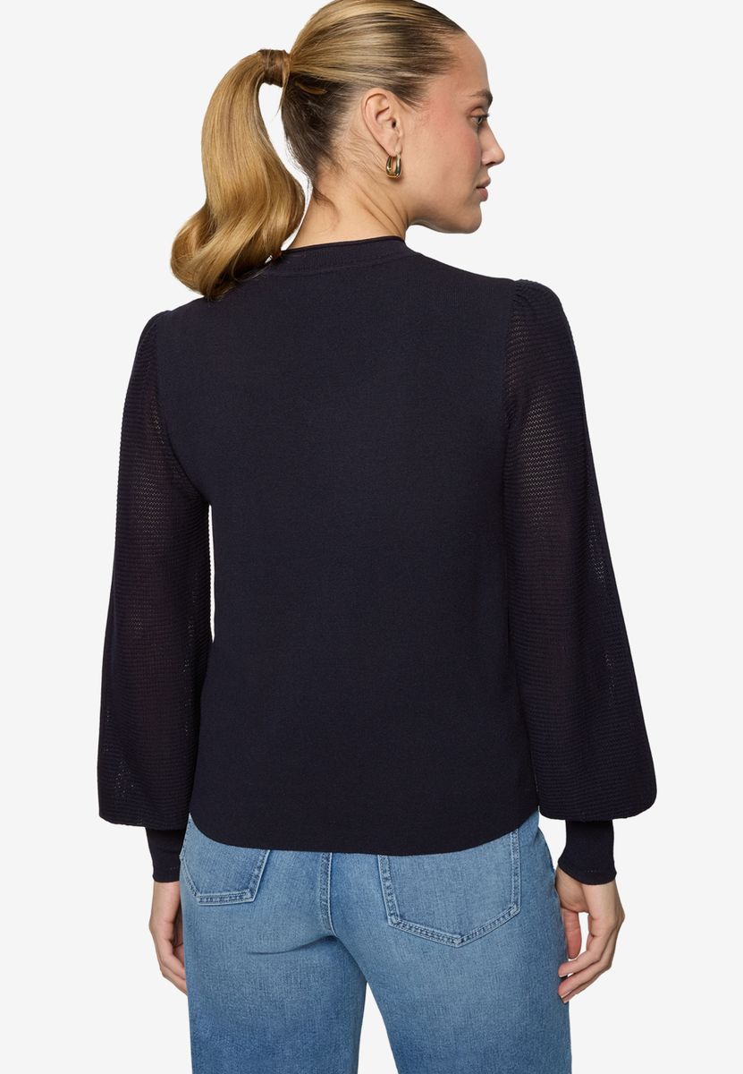 Pullover mit hohem Kragen