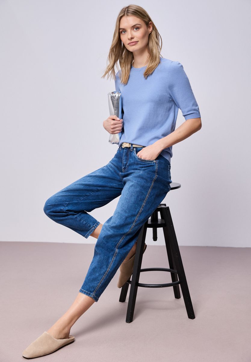 Pullover in Unifarbe