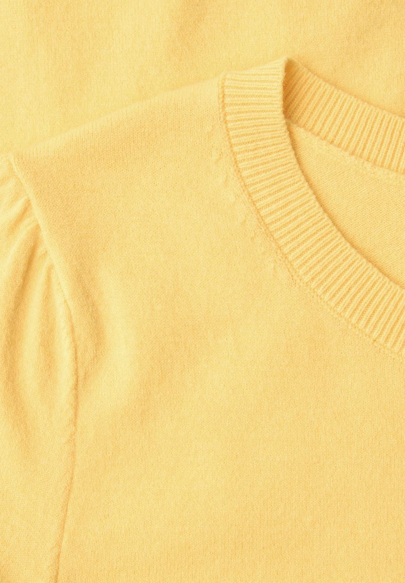 Pullover in Unifarbe