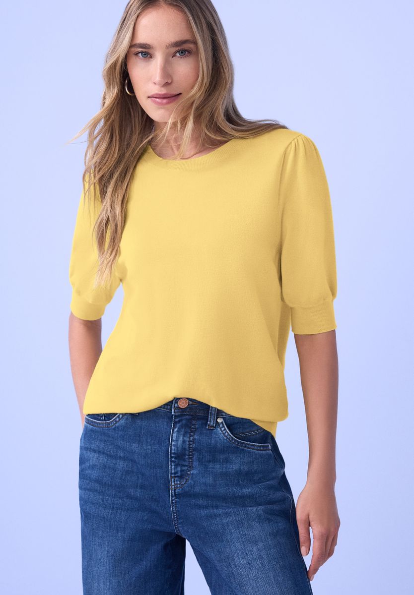 Pullover in Unifarbe
