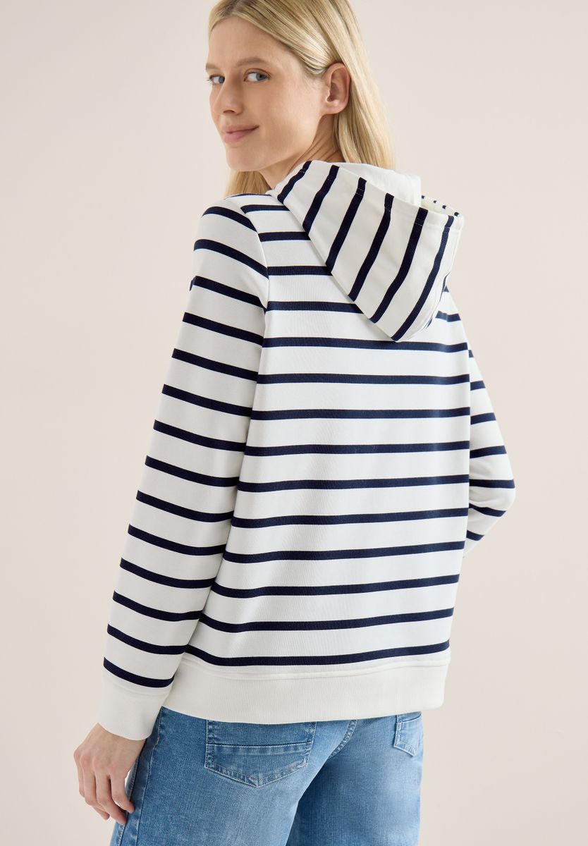 Sweatshirt mit Kapuze und Chestprint