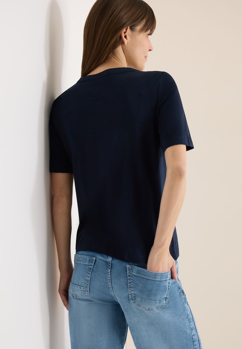 Kurzarm T-Shirt aus reiner Baumwolle
