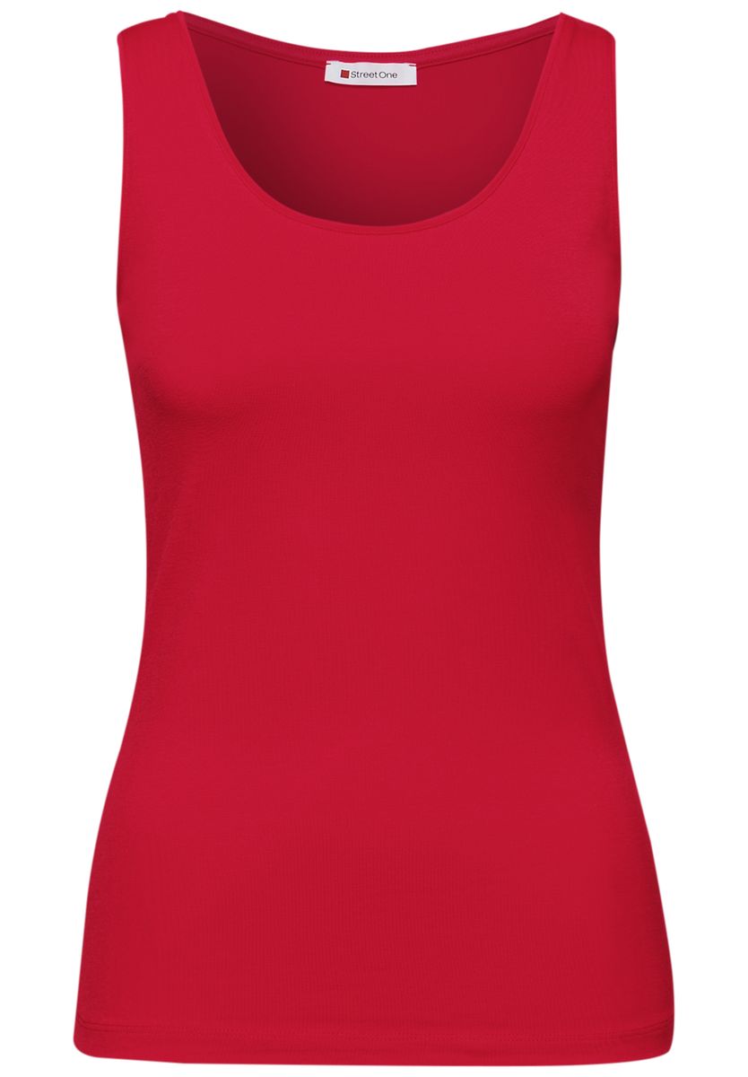 Basic Top mit Rundhals aus Jersey
