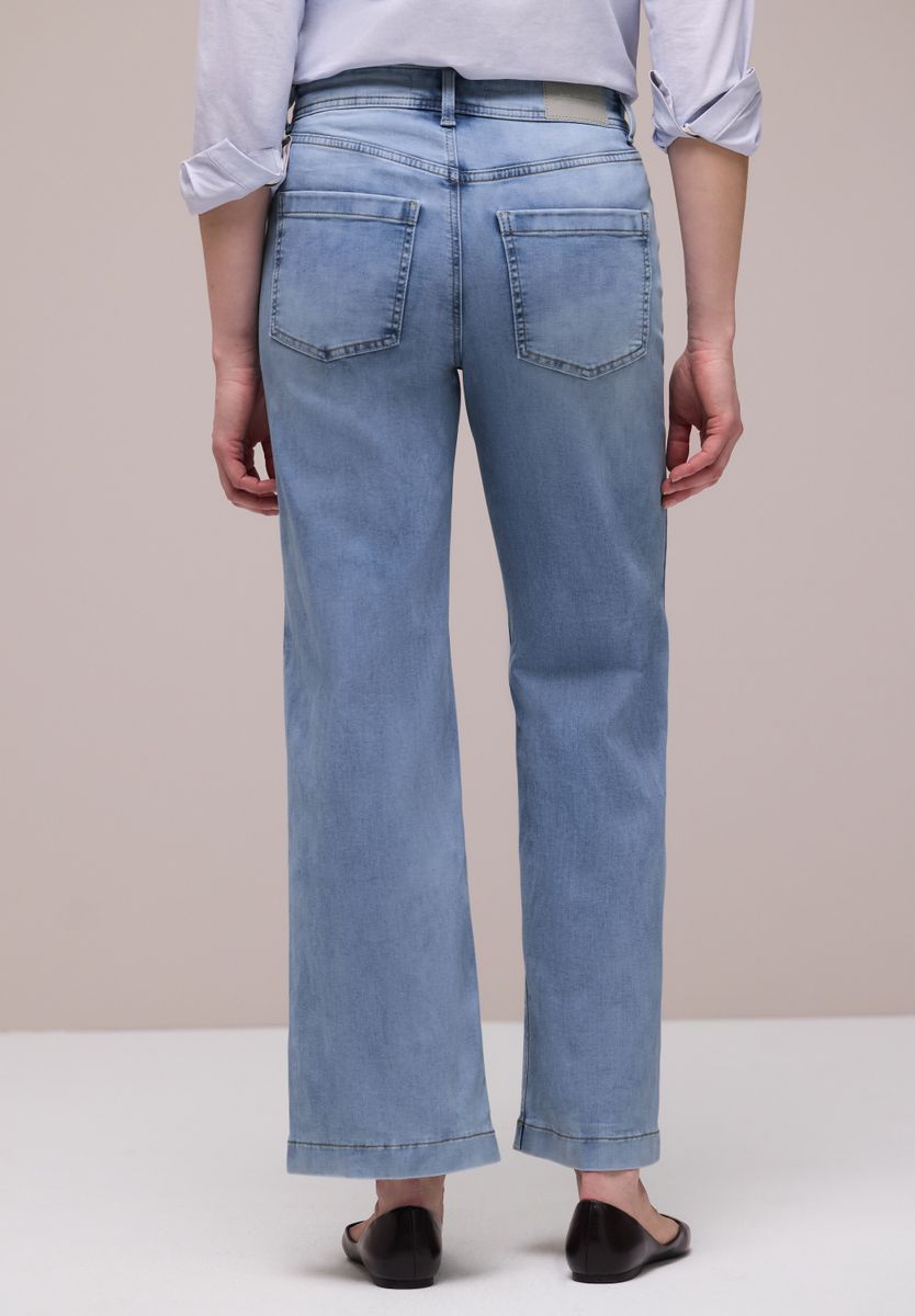 High Waist Wide Leg Jeans im Loose Fit