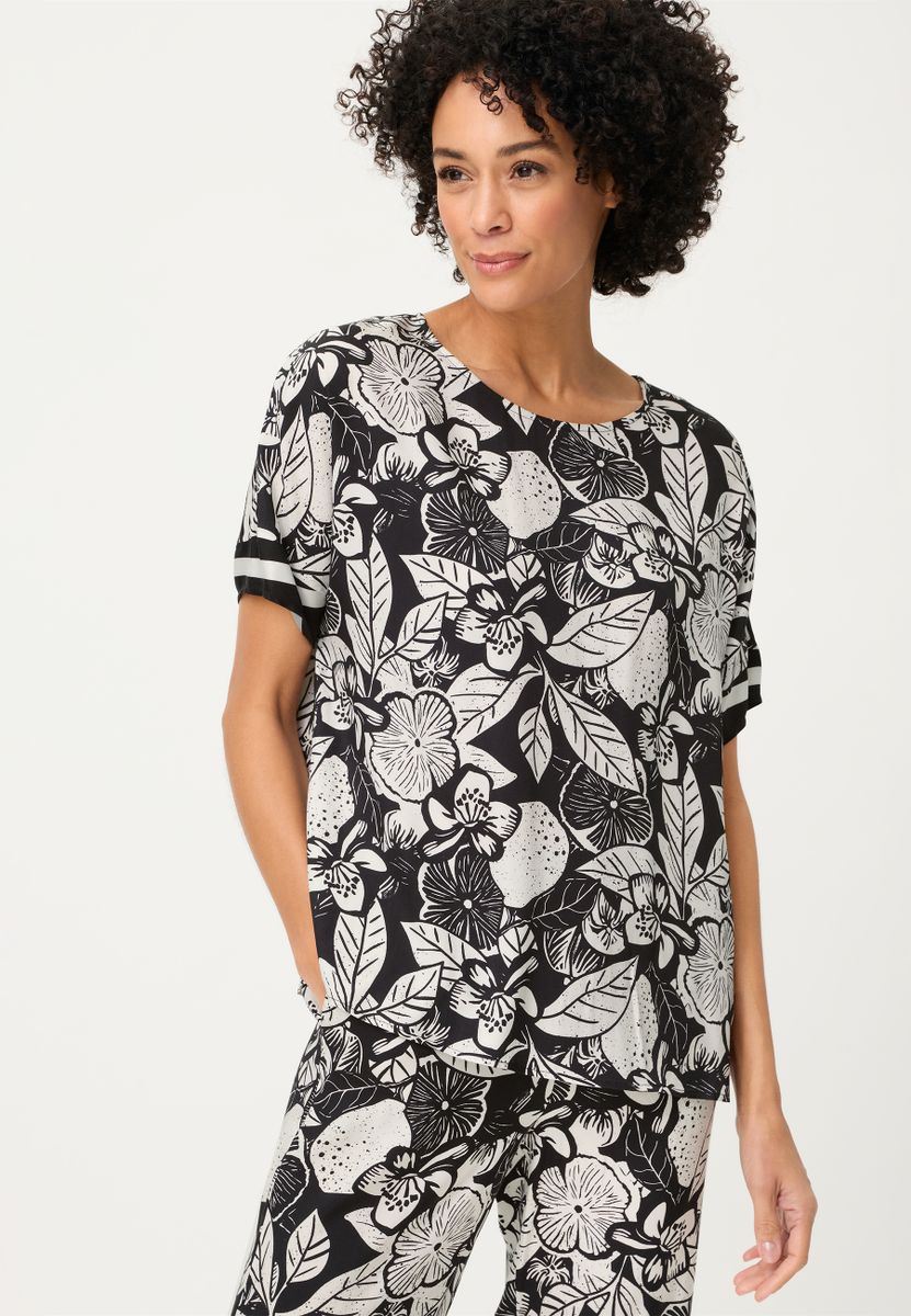 Blouse Woven Short Sleeves