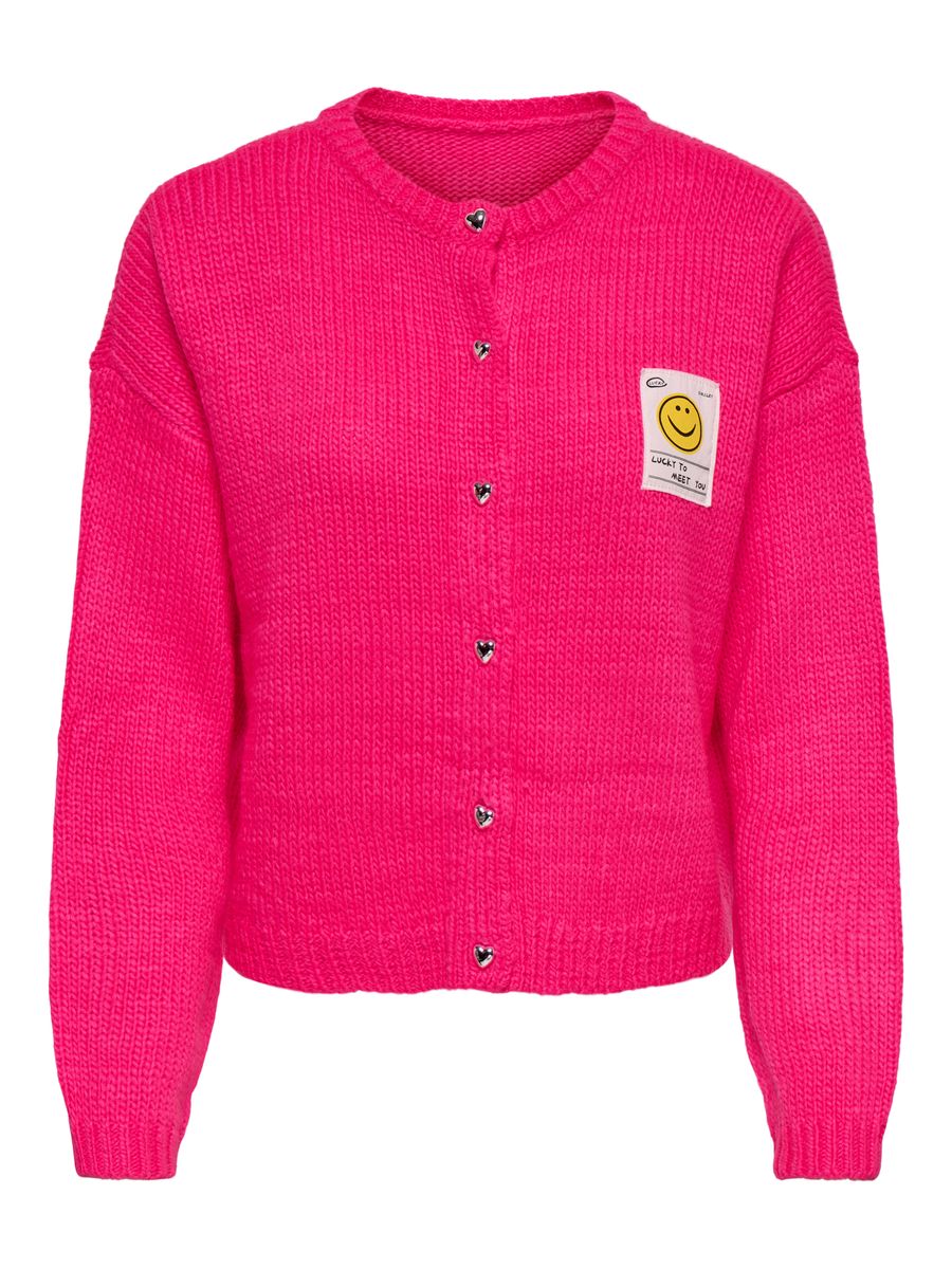 ONLMAILEY LS DETAIL O-NECK CARDI CS KNT
