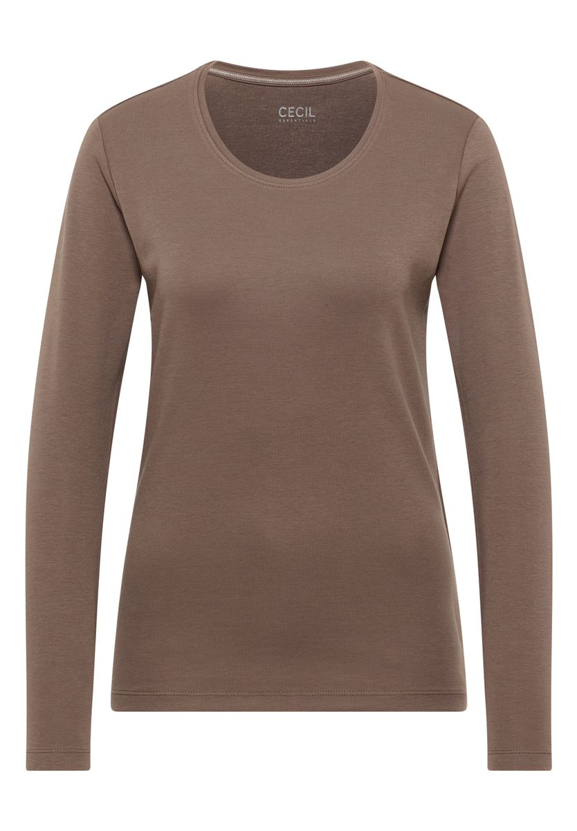 Basic Langarmshirt