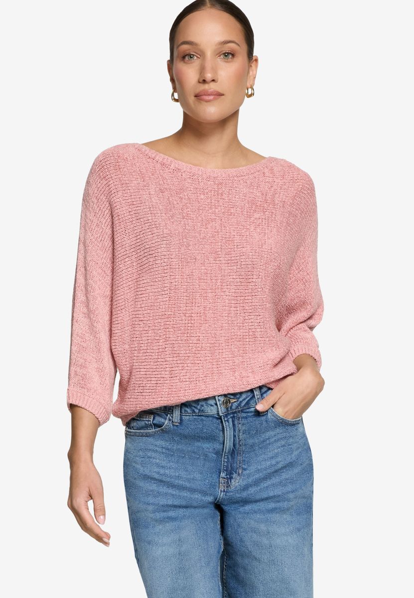 Strickpullover mit Fledermausärmeln