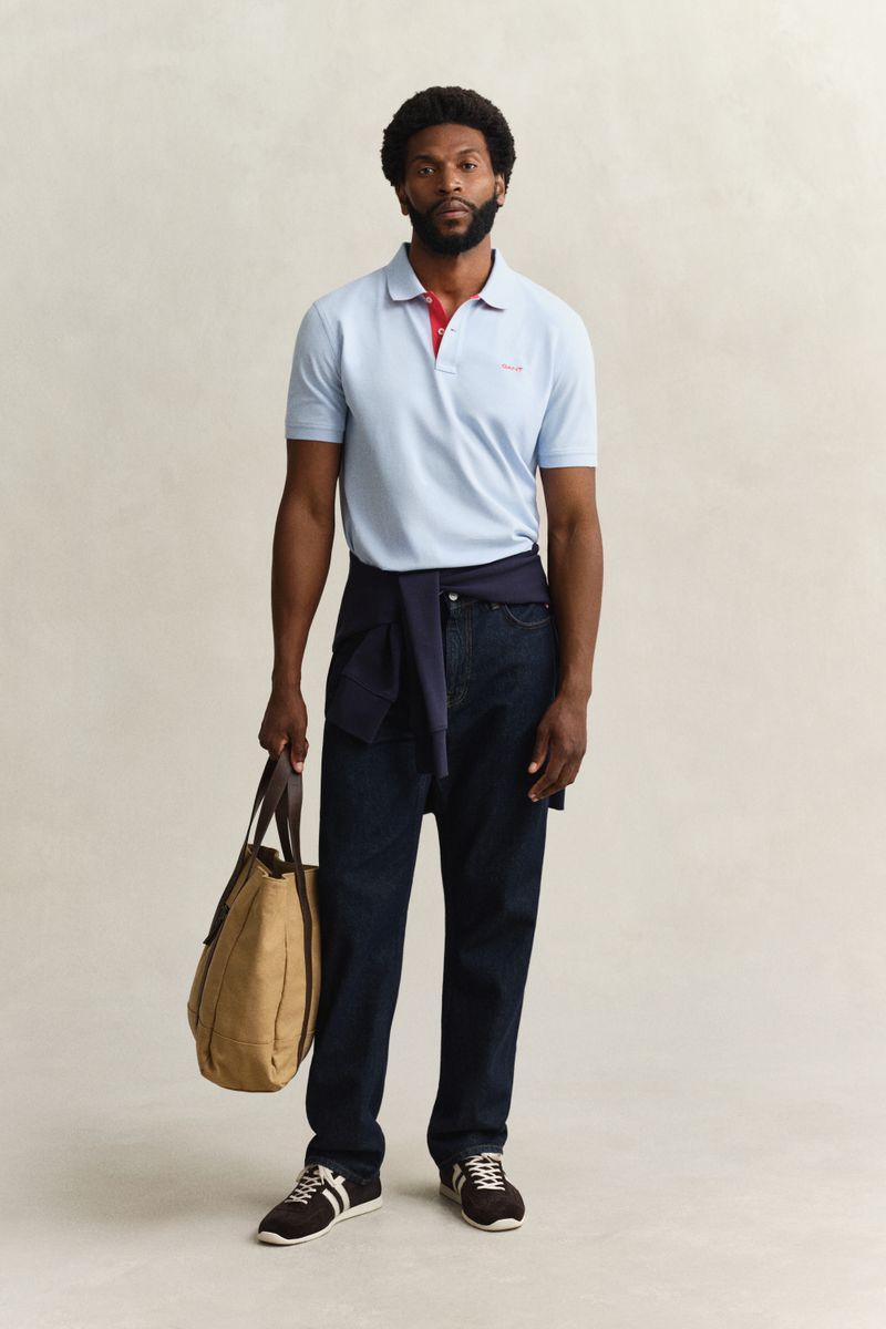 Kontrast Piqué Poloshirt
