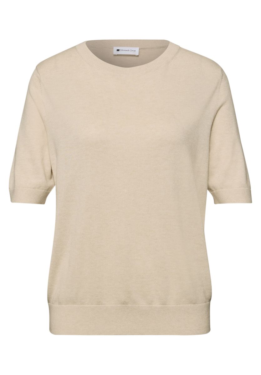 Kurzarm Pullover mit Rundhals