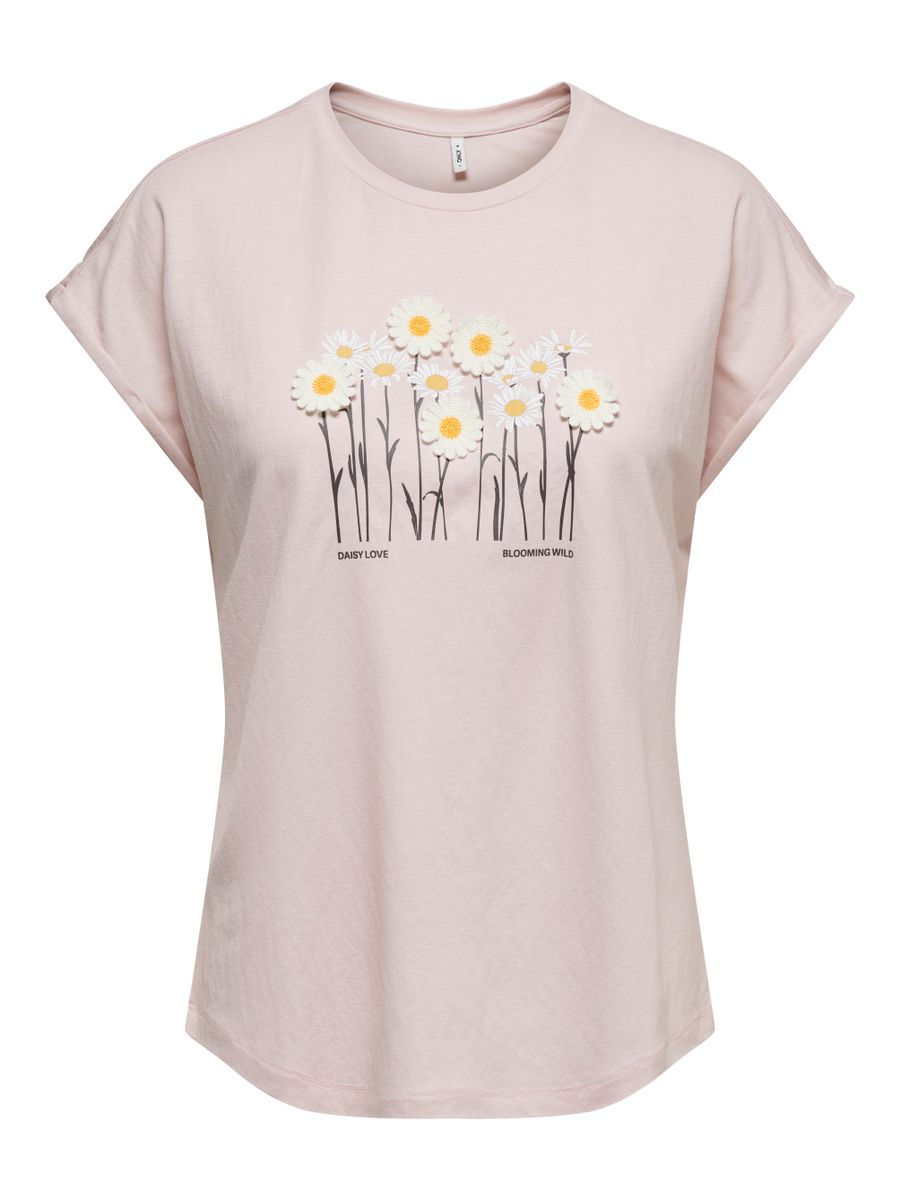 ONLJANY NEW S/S O-NECK PRINT TOP BOX JRS