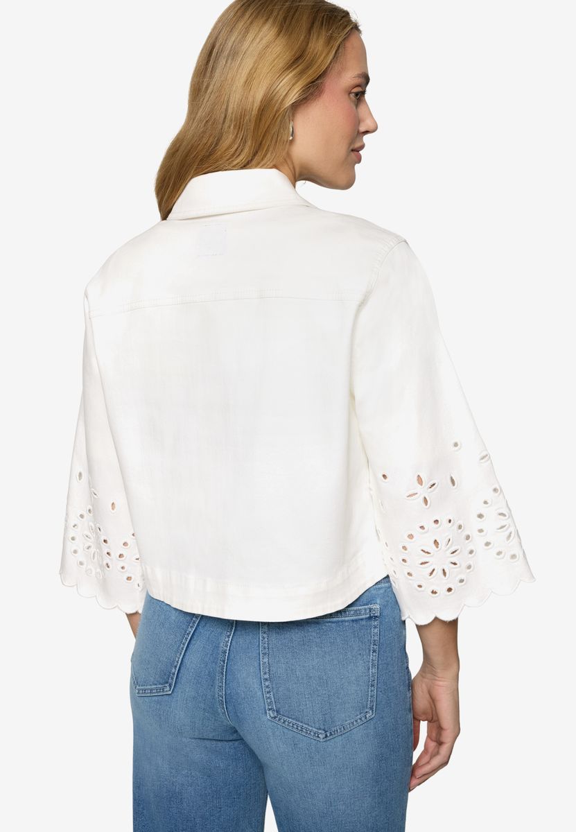 Blazer-Jacke  mit Lochmuster