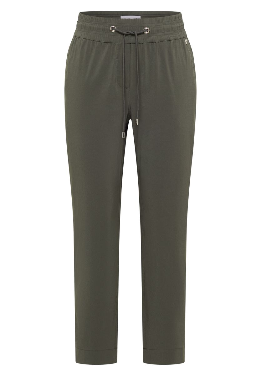 Mid Waist Slim Leg Hose im Casual Fit