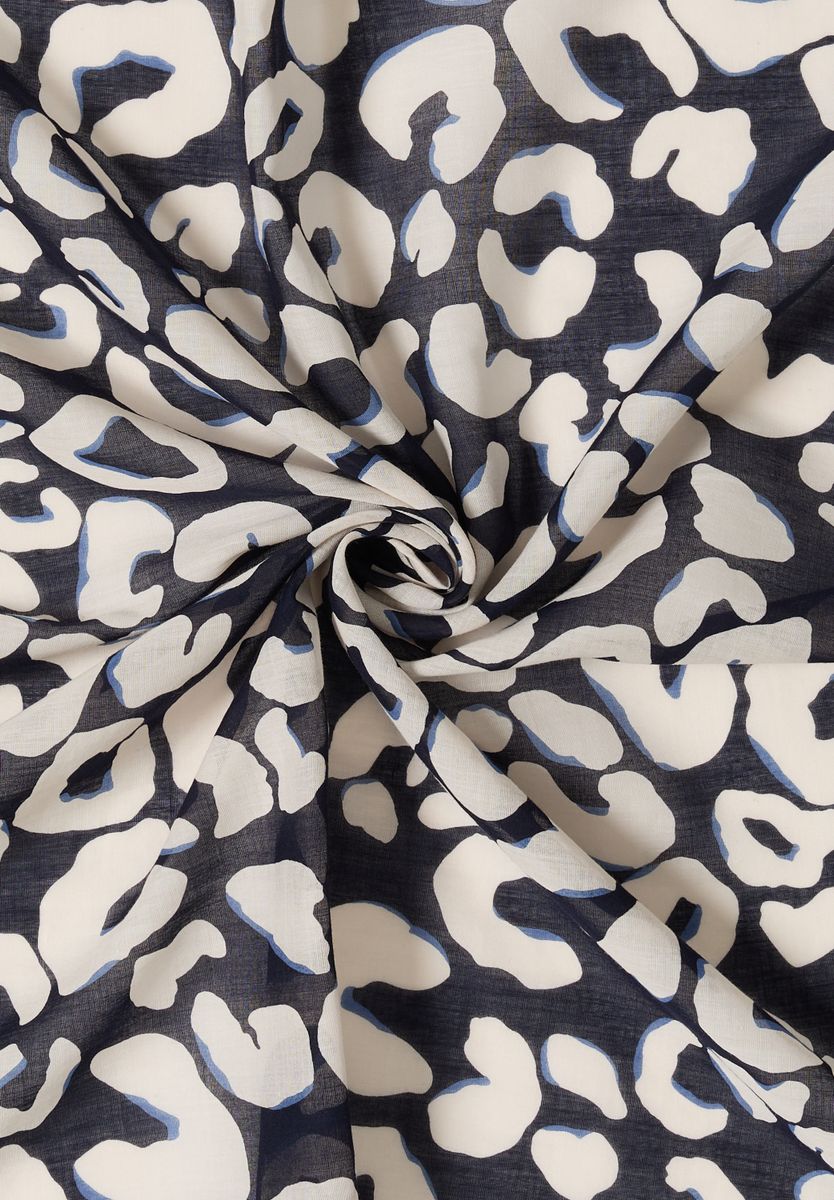 Bandana aus Baumwolle mit Leo-Muster