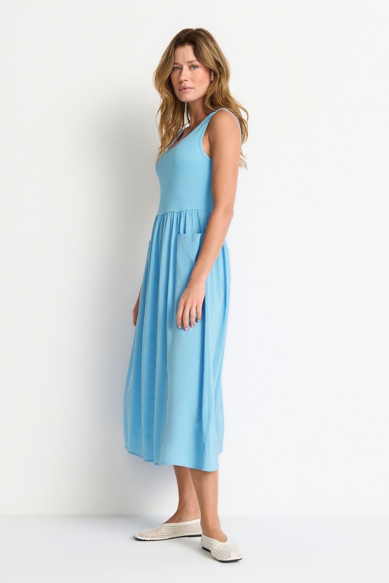 Scuba Mat Mix Parachute Dress