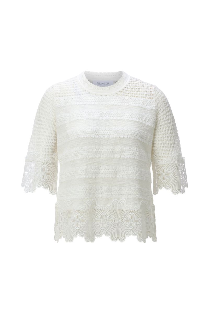 RNK SH SLVS Lace Stitch